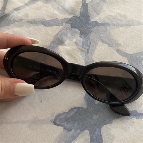 gucci oval sunglasses vintage